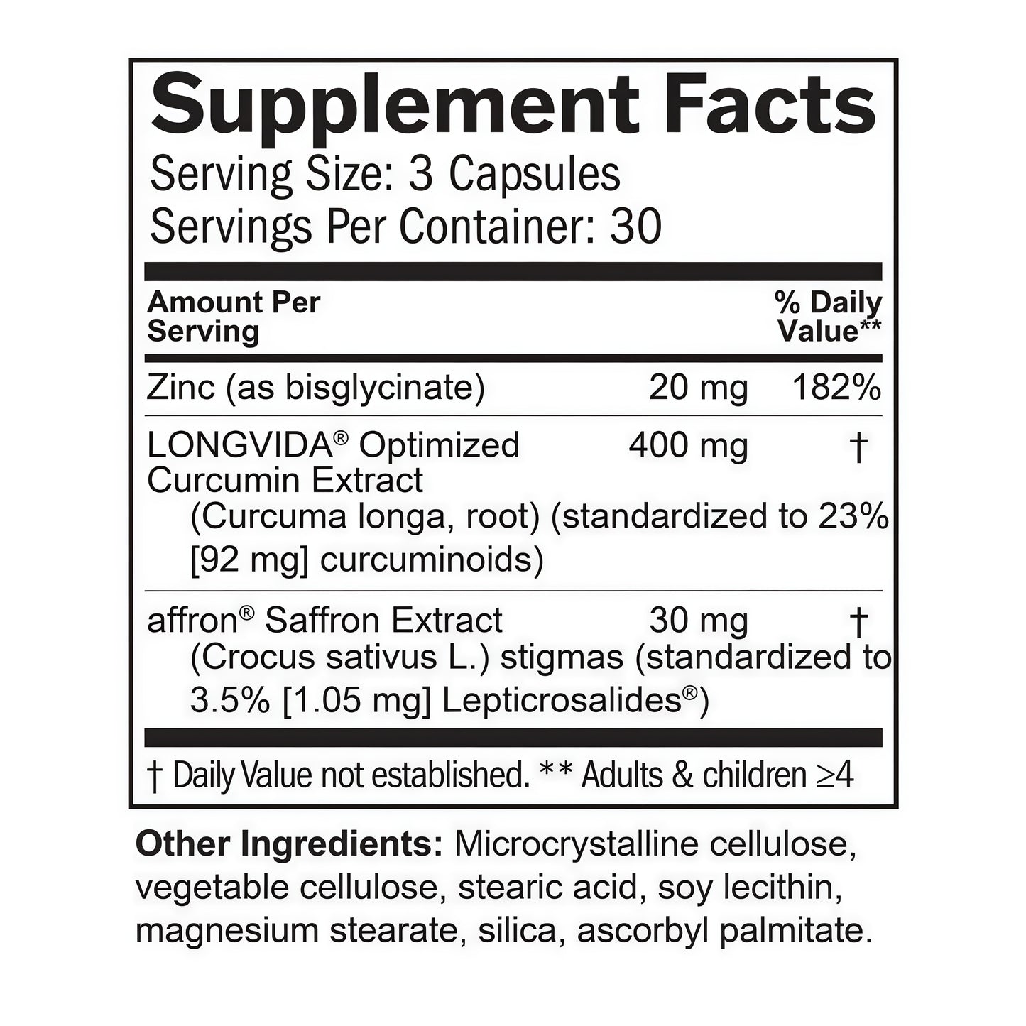 BRAINMD Dr Amen Happy Saffron Plus - 90 Capsules - with Saffron Flower Extract, Curcumin & Zinc - Vegan, Gluten Free - 30 Servings